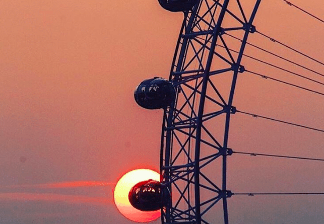 Sunset - London Eye