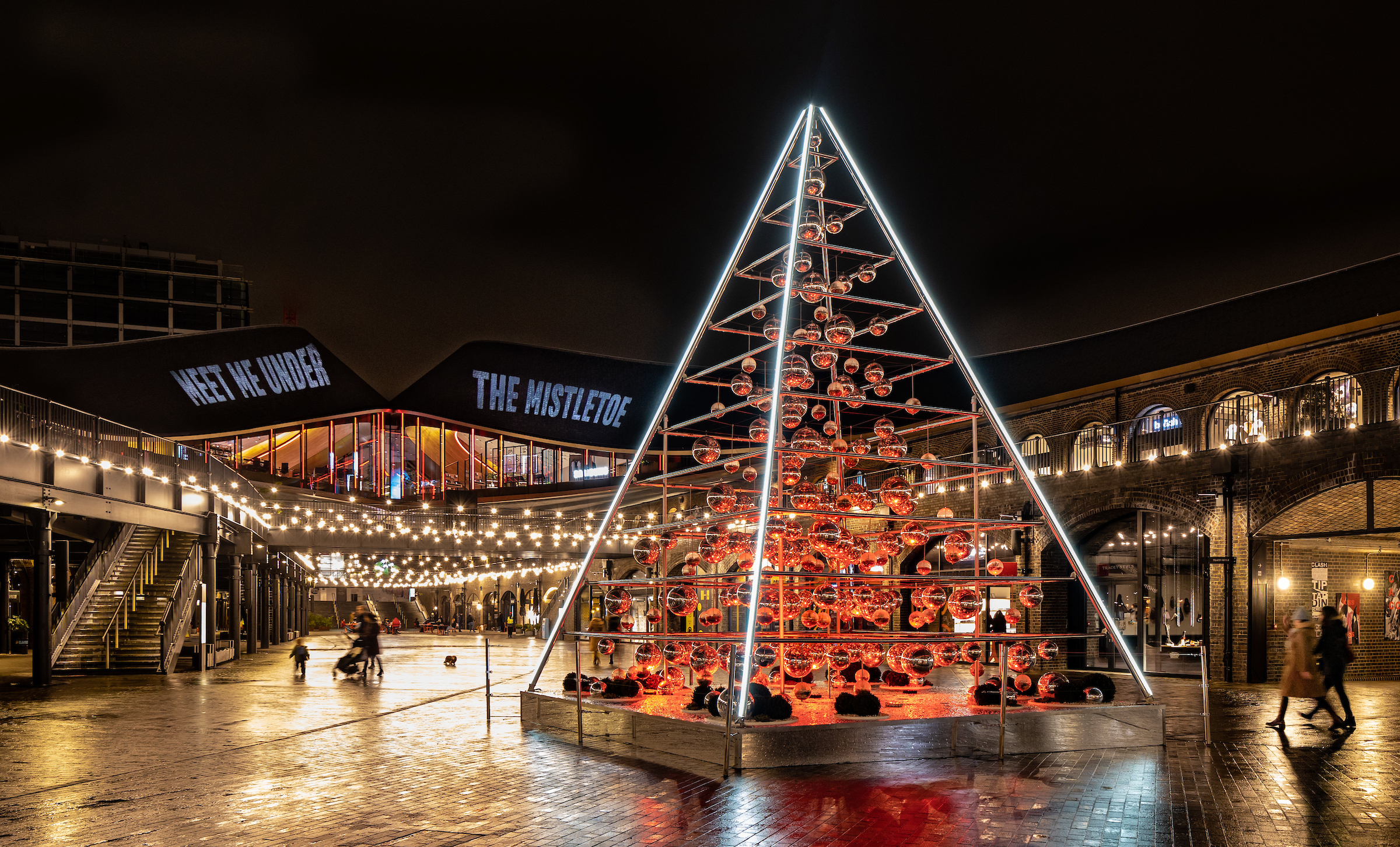 The Terrarium Tree, Coal Drops Yard, Christmas in King's Cross